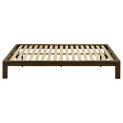 Gislen Full Easy Assembly Wood Platform Bed Walnut - 316028WALF
