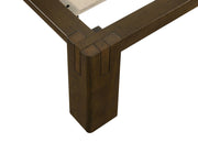 Gislen Full Easy Assembly Wood Platform Bed Walnut - 316028WALF