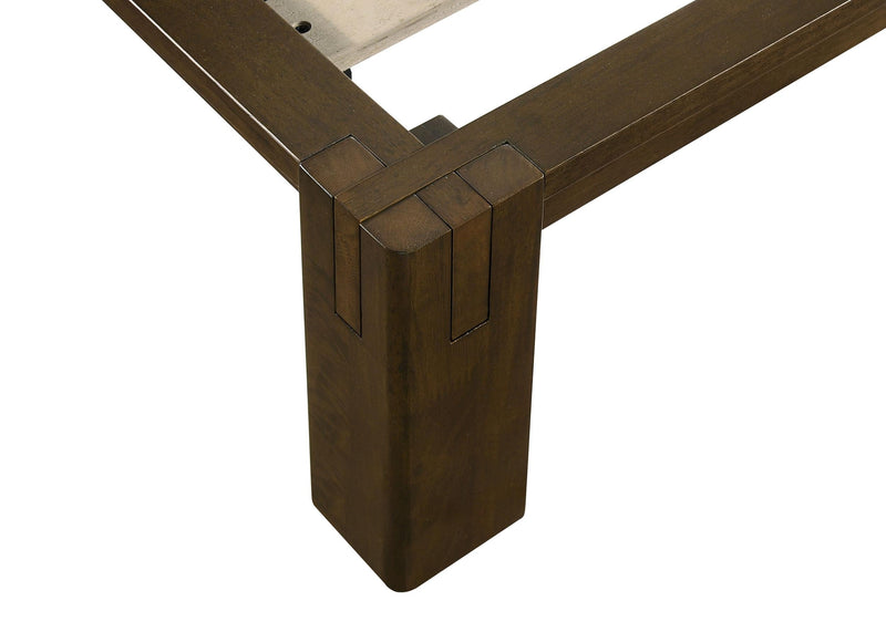 Gislen Full Easy Assembly Wood Platform Bed Walnut - 316028WALF