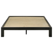 Gislen Queen Easy Assembly Wood Platform Bed Black - 316028BLKQ