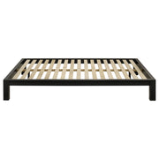 Gislen Queen Easy Assembly Wood Platform Bed Black - 316028BLKQ