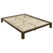 Gislen Queen Easy Assembly Wood Platform Bed Walnut - 316028WALQ