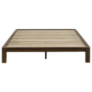 Gislen Queen Easy Assembly Wood Platform Bed Walnut - 316028WALQ