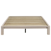 Gislen Queen Easy Assembly Wood Platform Bed White - 316028WHTQ
