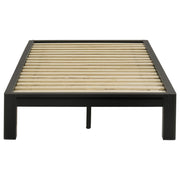 Gislen Twin Easy Assembly Wood Platform Bed Black - 316028BLKT