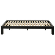 Gislen Twin Easy Assembly Wood Platform Bed Black - 316028BLKT
