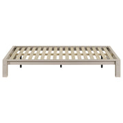 Gislen Twin Easy Assembly Wood Platform Bed White - 316028WHTT