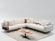 Giza Sectional Sofa in Cream - 200-ELI-GIZ-VNT-01-S