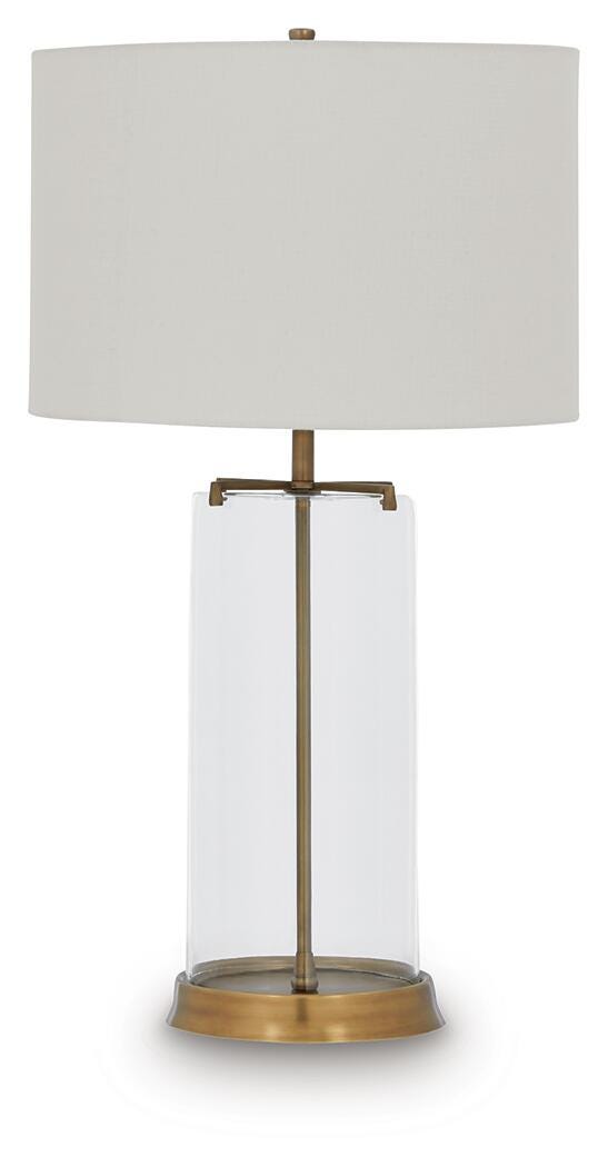 Gizeh Clear/Gold Finish Table Lamp - L430954