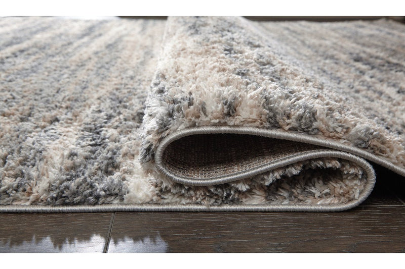 Gizela Ivory/Beige/Gray Large Rug - Lara FurnitureRug Large