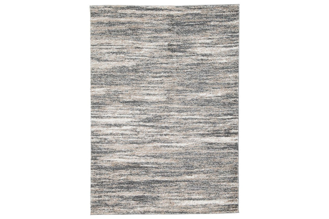 Gizela Ivory/Beige/Gray Large Rug - Gate FurnitureRug Large