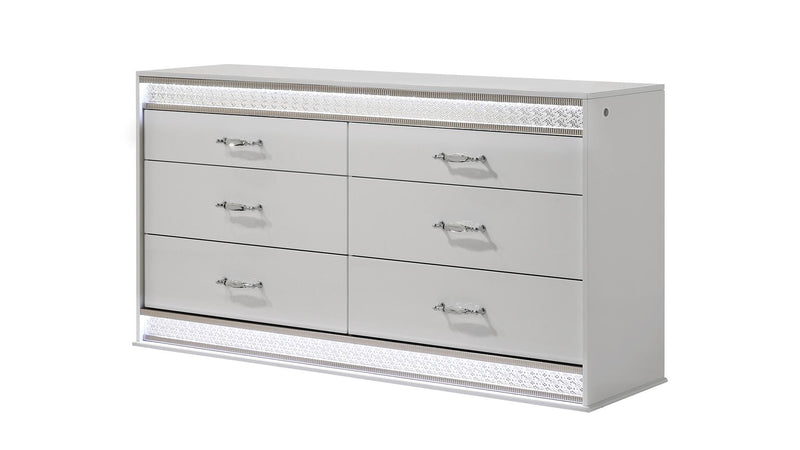 Glam Dresser White - Glam Dresser White