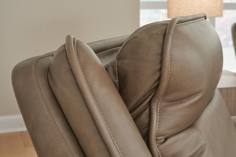 Glencroft Sahara Power Reclining Loveseat with Console - PCU1240018