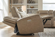 Glencroft Sahara Power Reclining Loveseat with Console - PCU1240018