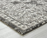 Glennisman Black/Gray/Ivory Medium Rug - R407272