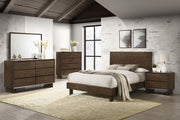 Glenwood 5-piece Eastern King Bedroom Set Warm Brown - 225011KE-S5