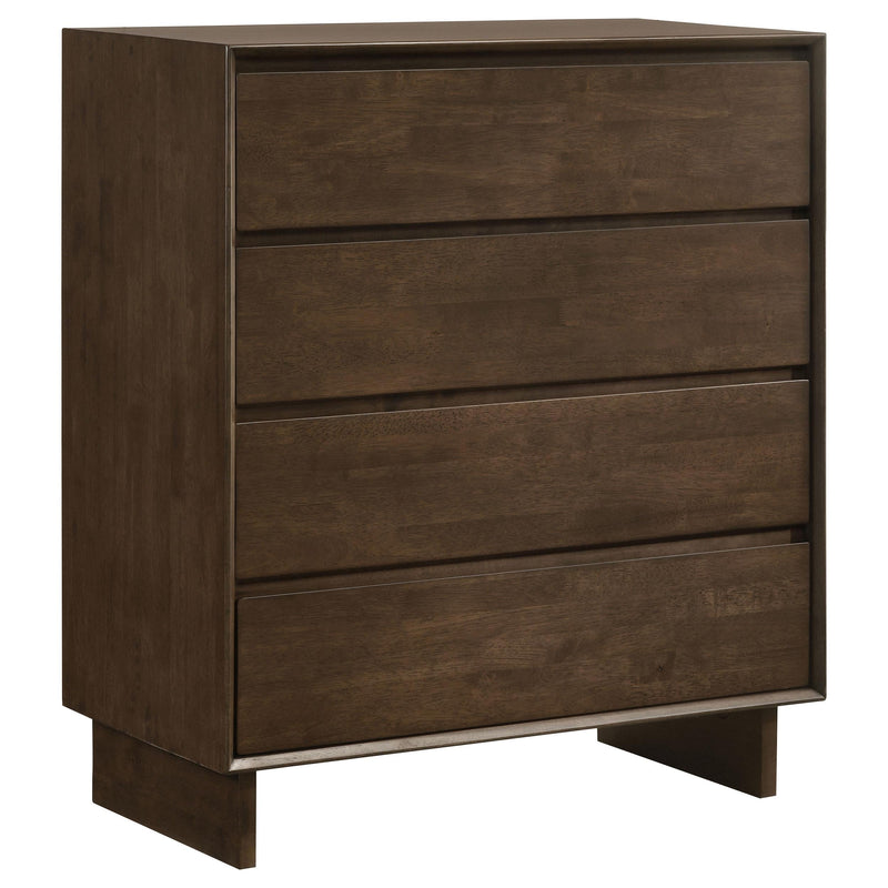 Glenwood 5-piece Queen Bedroom Set Warm Brown - 225011Q-S5