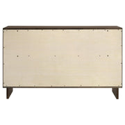Glenwood 6-drawer Dresser Cabinet Warm Brown - 225013