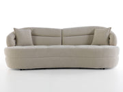 Gloria 4-pieces (2 Sofa & 2 Swivel Chair) Livingroom in Cream - 200-ZEN-GLO-CRE-3311