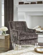 Gloriann Charcoal Accent Chair - Lara FurnitureAccent Chair