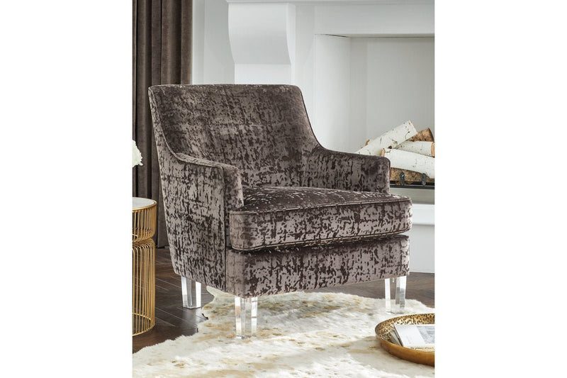 Gloriann Charcoal Accent Chair - Lara FurnitureAccent Chair