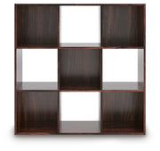 Glosmount Cherry/Light Brown Nine Cube Organizer - EA1055-3X3