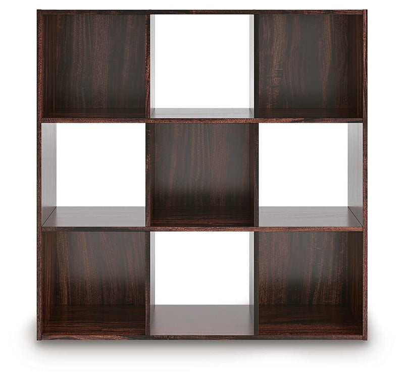 Glosmount Cherry/Light Brown Nine Cube Organizer - EA1055-3X3