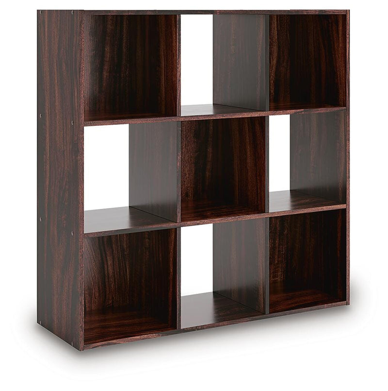 Glosmount Cherry/Light Brown Nine Cube Organizer - EA1055-3X3