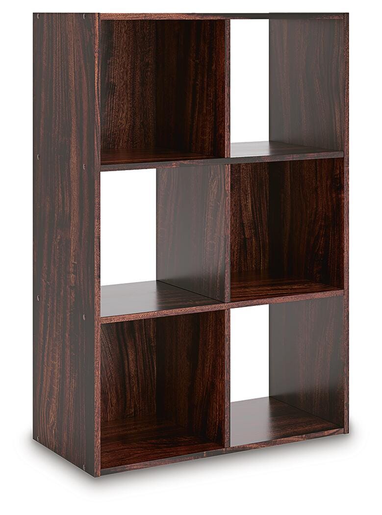 Glosmount Cherry/Light Brown Six Cube Organizer - EA1055-3X2