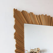 GMR101 GOLDEN LEAF WALL MIRROR - 210000007819