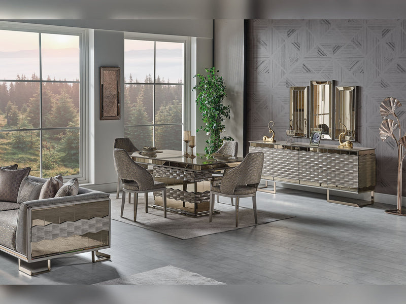 Gokce Consol With Mirror - 115-GOK-CONM