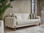 Gold Convertible Sofa in Cream - 200-SER-GOL-PINAR03-3