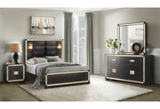 Blake Black/Gold Mirror - BLAKE-BLACK/GOLD-MR