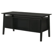 Goodson 64-inch 4-Drawer Double Pedestal Computer Desk Black - 801586