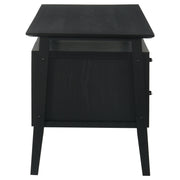 Goodson 64-inch 4-Drawer Double Pedestal Computer Desk Black - 801586