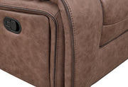 U2250 Brown Reclining Sofa/Console Reclining Loveseat/Glider Recliner - U2250-BROWN-RS/CRLS/GR