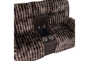 U6028 Brown Reclining Sofa/Console Reclining Loveseat/Glider Recliner - U6028-BROWN-RS/CRLS/GR-N