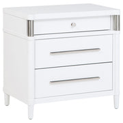 Gracemont 3-drawer Bedroom Nightstand Bedside Table White - 225072