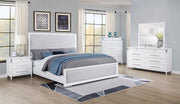 Gracemont 3-drawer Bedroom Nightstand Bedside Table White - 225072