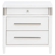 Gracemont 3-drawer Bedroom Nightstand Bedside Table White - 225072