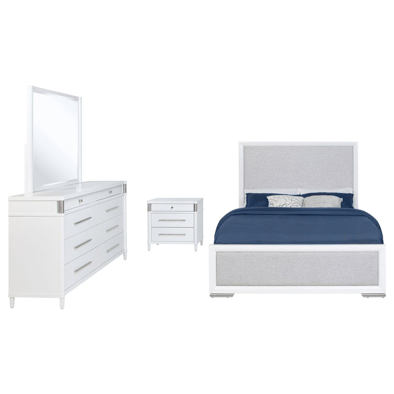 Gracemont 4-piece Queen Bedroom Set White - 225071Q-S4