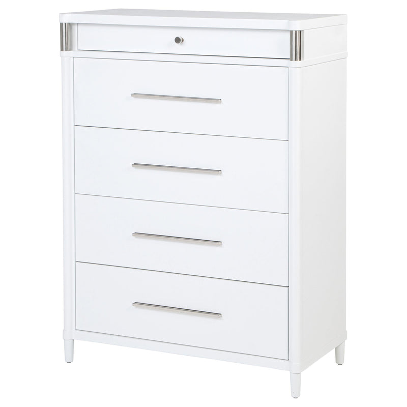 Gracemont 5-drawer Bedroom Chest of Drawers White - 225075