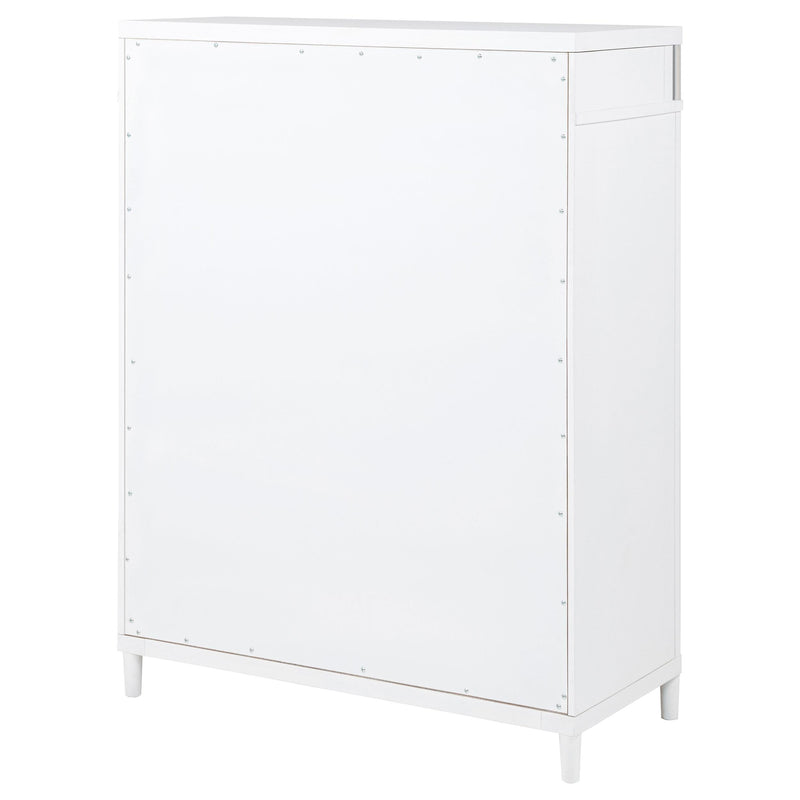 Gracemont 5-drawer Bedroom Chest of Drawers White - 225075