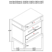 Gracemont 5-piece California King Bedroom Set White - 225071KW-S5