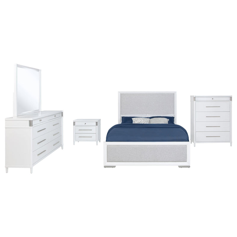 Gracemont 5-piece California King Bedroom Set White - 225071KW-S5