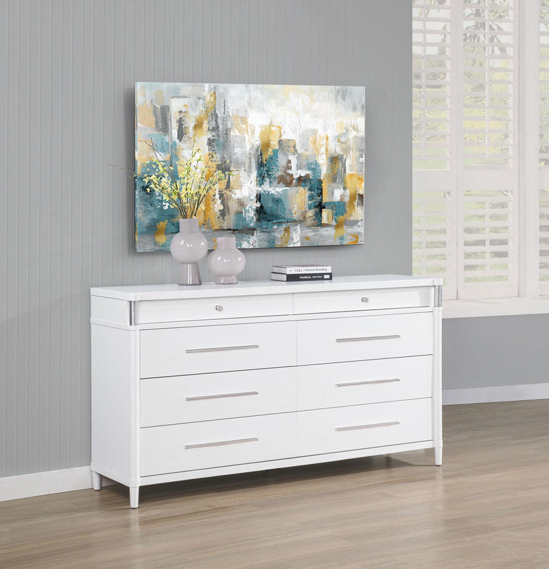 Gracemont 8-drawer Bedroom Dresser Cabinet White - 225073