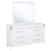 Gracemont 8-drawer Bedroom Dresser with Mirror White - 225073M