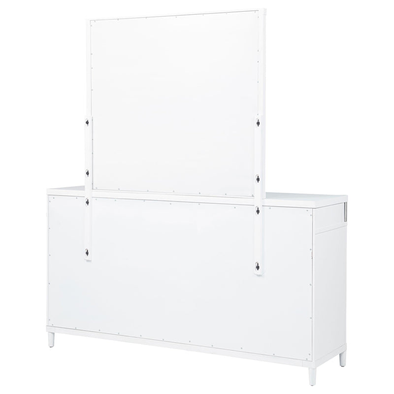 Gracemont 8-drawer Bedroom Dresser with Mirror White - 225073M