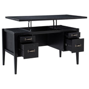 Graham 54-inch 4-drawer Double Pedestal Lift Top Computer Desk Black - 800866