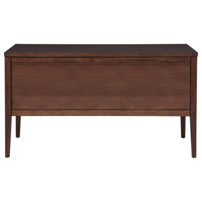 Graham 54-inch 4-drawer Double Pedestal Lift Top Computer Desk Chocolate - 800867